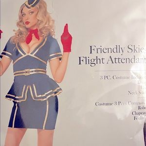 Womens flight attendant costume in large